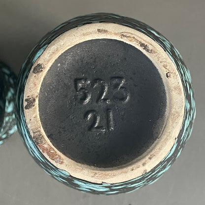 Paire de vases fat lava West Germany - Ref 931