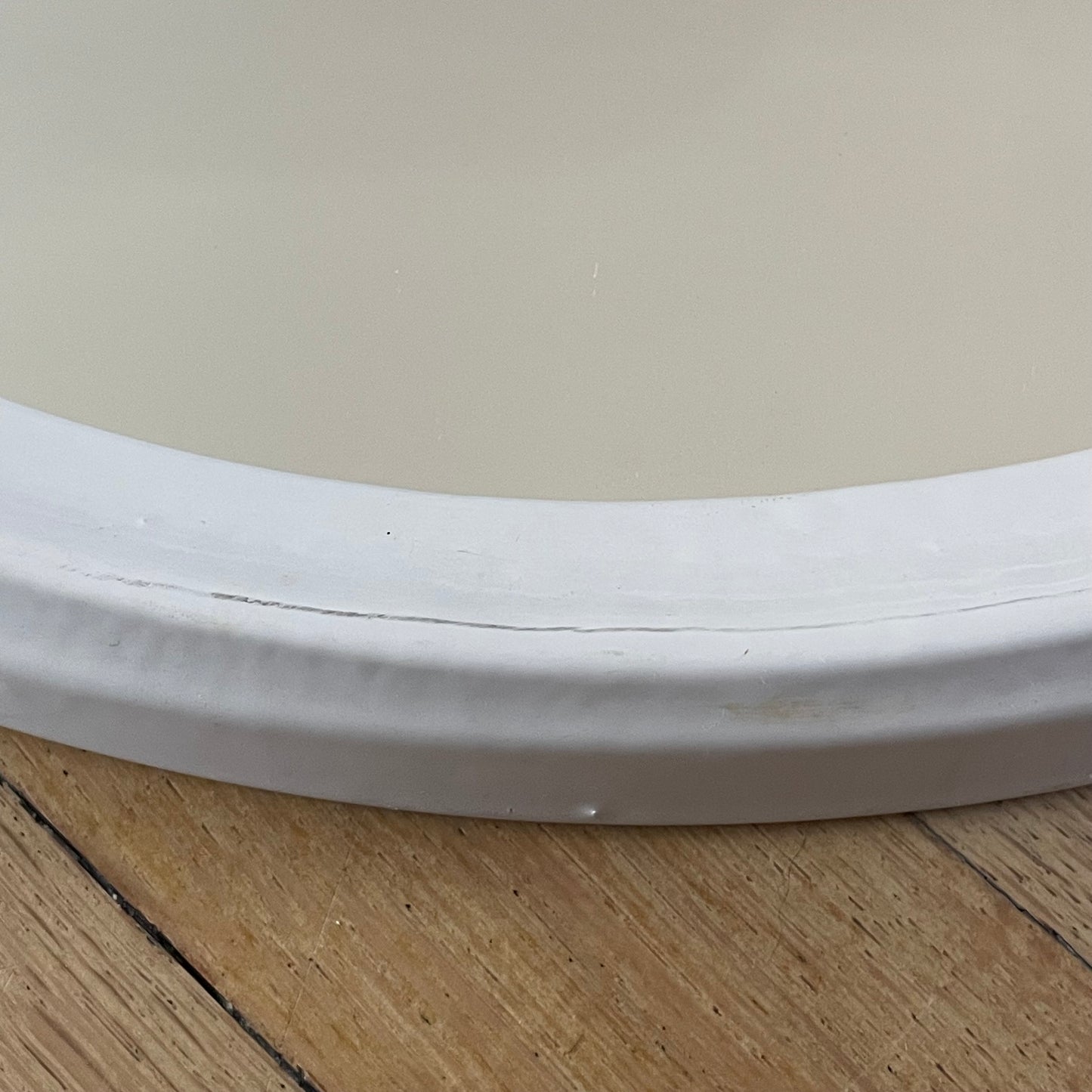 Miroir en fonte émaillée blanc - Ref 1066