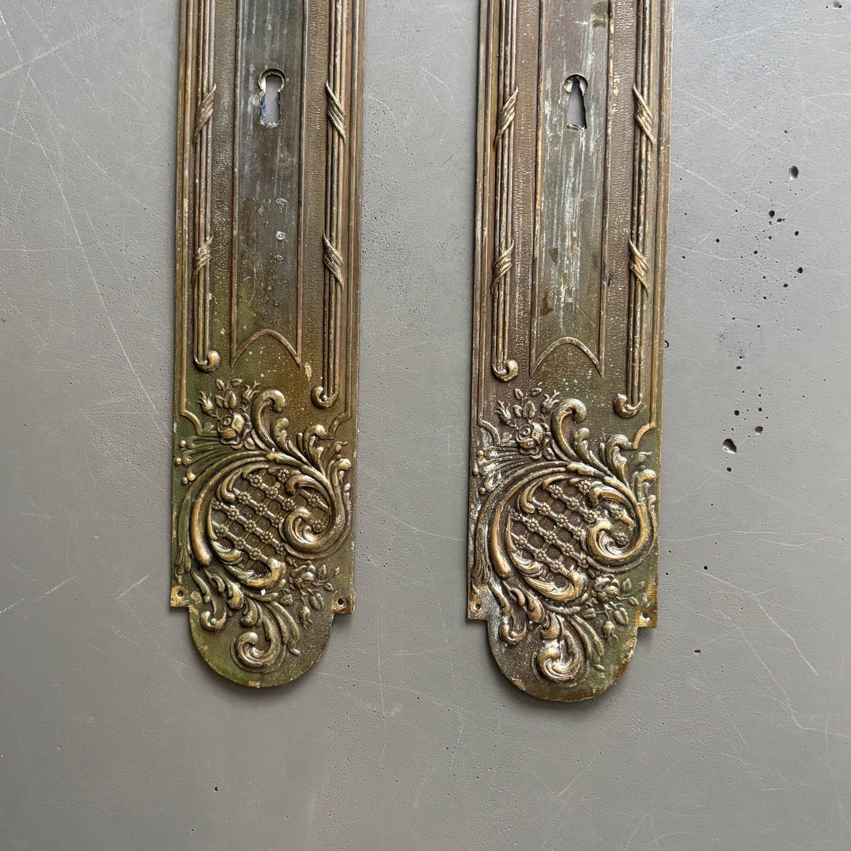 2 plaques de propreté anciennes - 53cm - Ref 1338