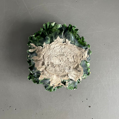 Grande fleur d’hortensia en barbotine de porcelaine - Ref 1161
