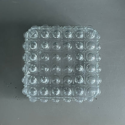 Plafonnier applique en verre moulé bulles - Ref 1147
