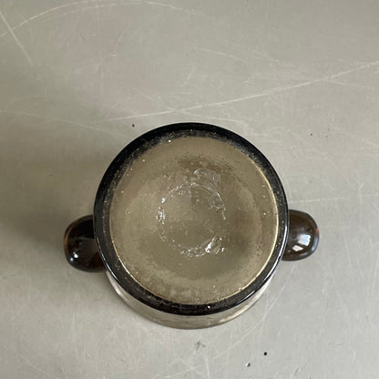 Ensemble en verre bulle fumé Bendor - Ref 1068
