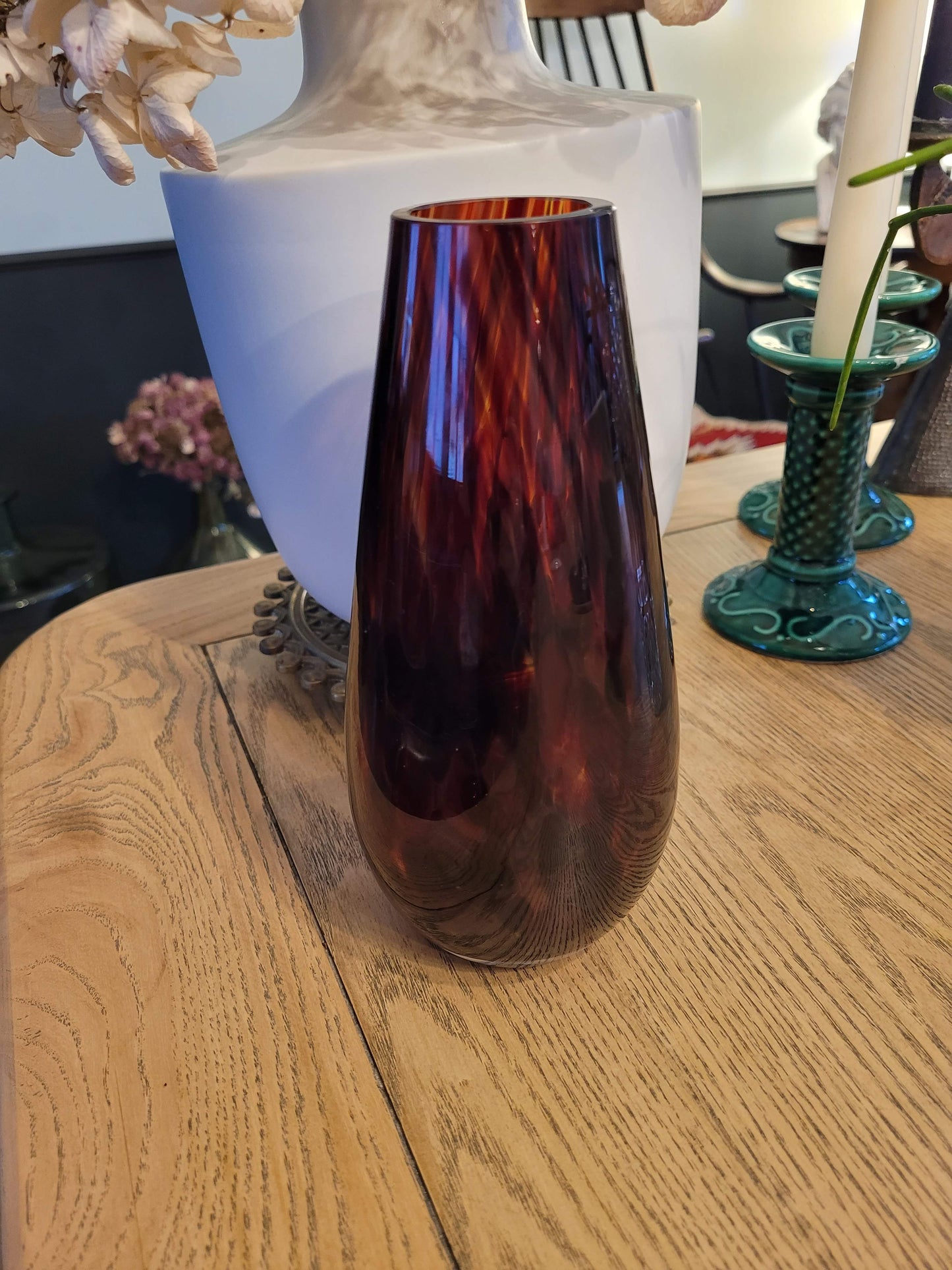 Vase en verre façon écaille - Ref 79