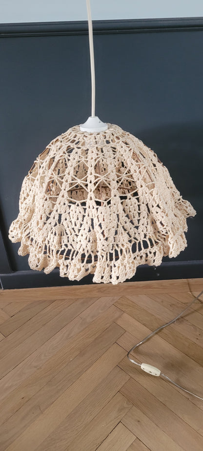 Suspension en crochet vintage- Ref 69