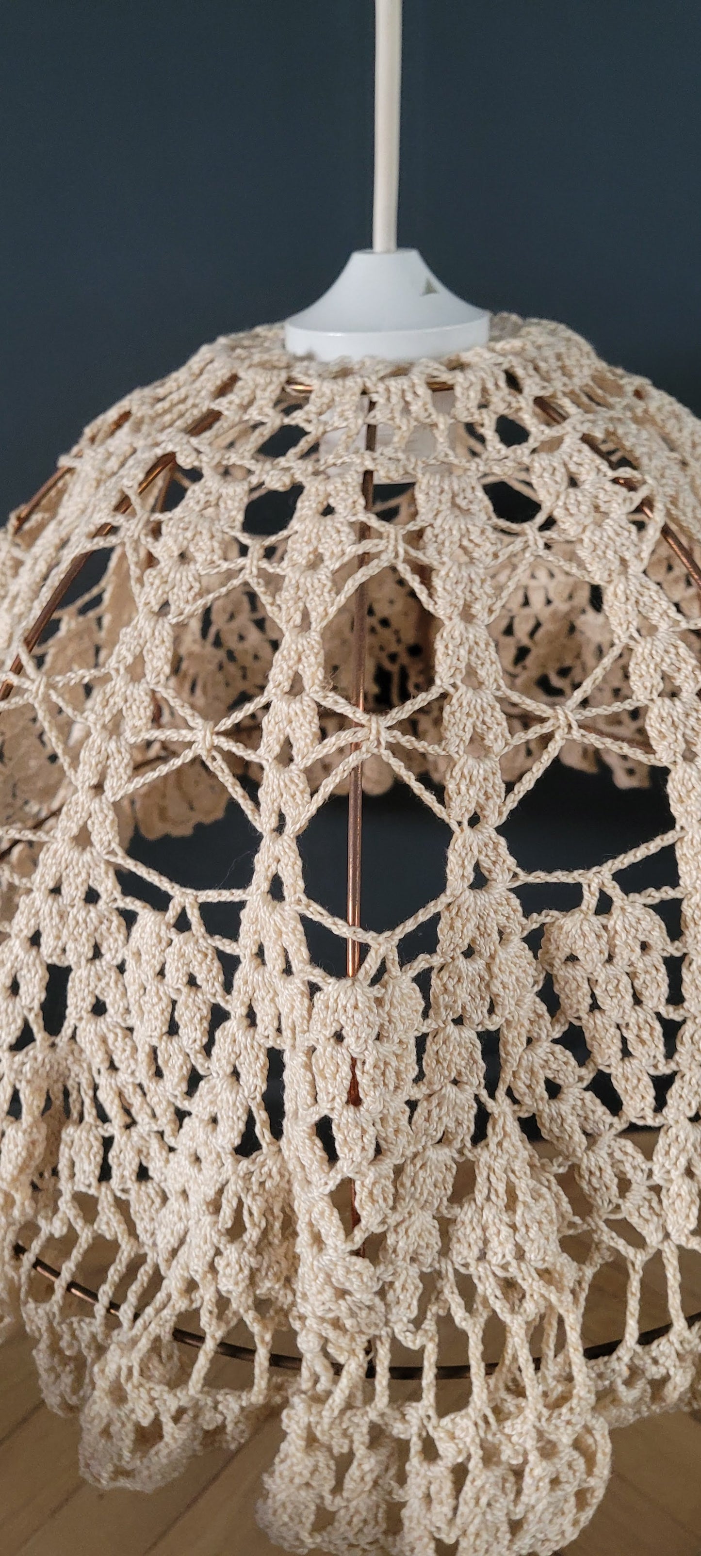 Suspension en crochet vintage- Ref 69