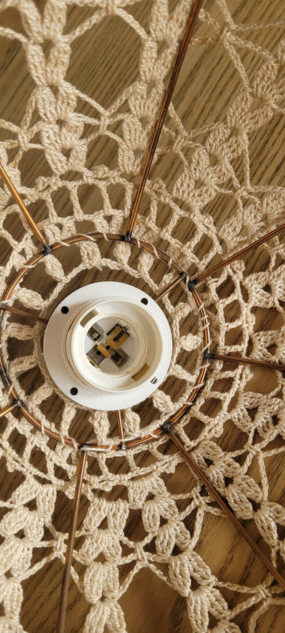 Suspension en crochet vintage- Ref 69