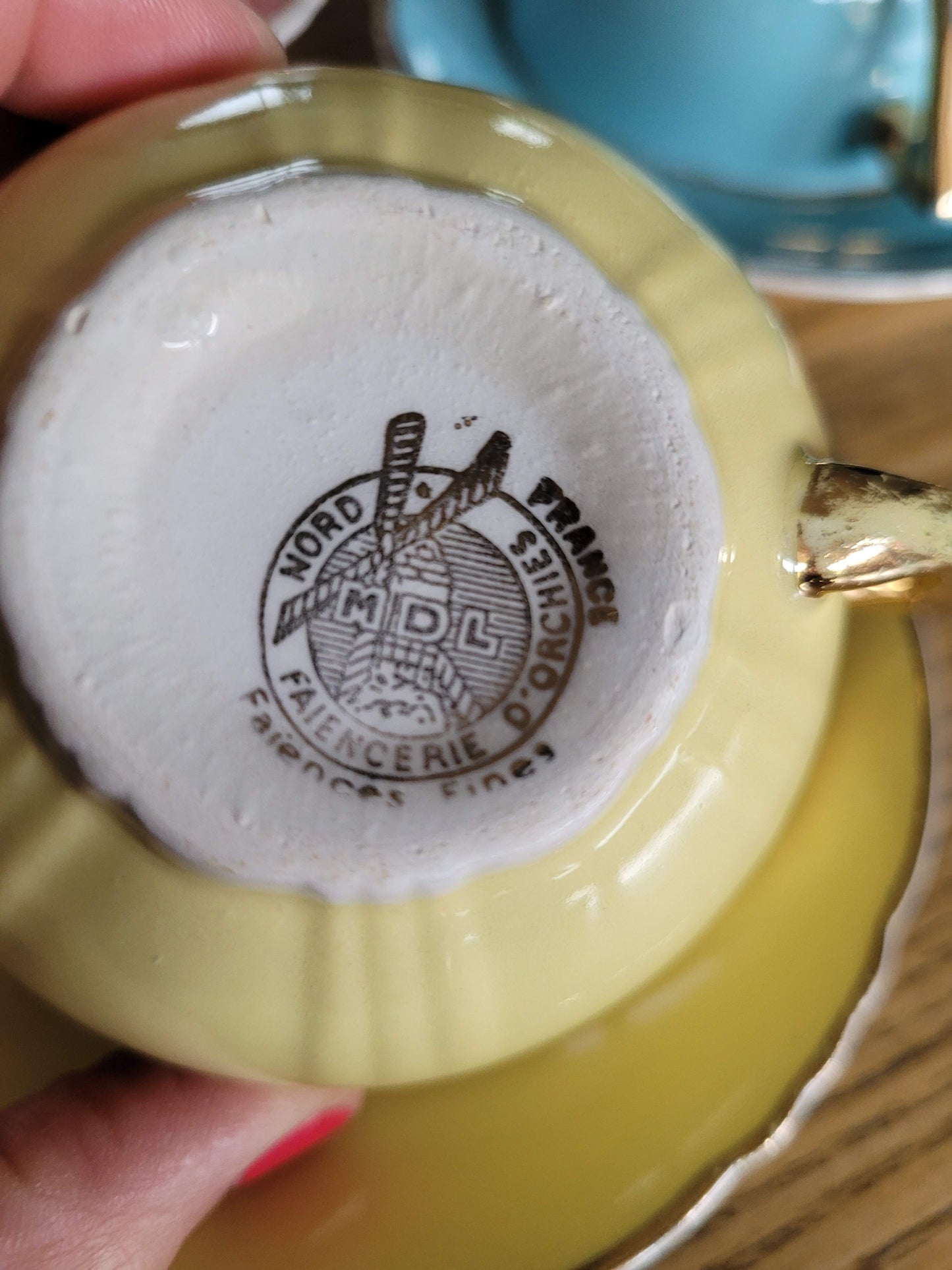 Service à café faience d'Orchies - ref 131