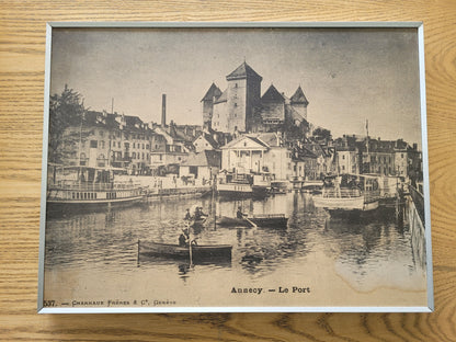 Paire d'impressions photographiques anciennes - Annecy - ref 238