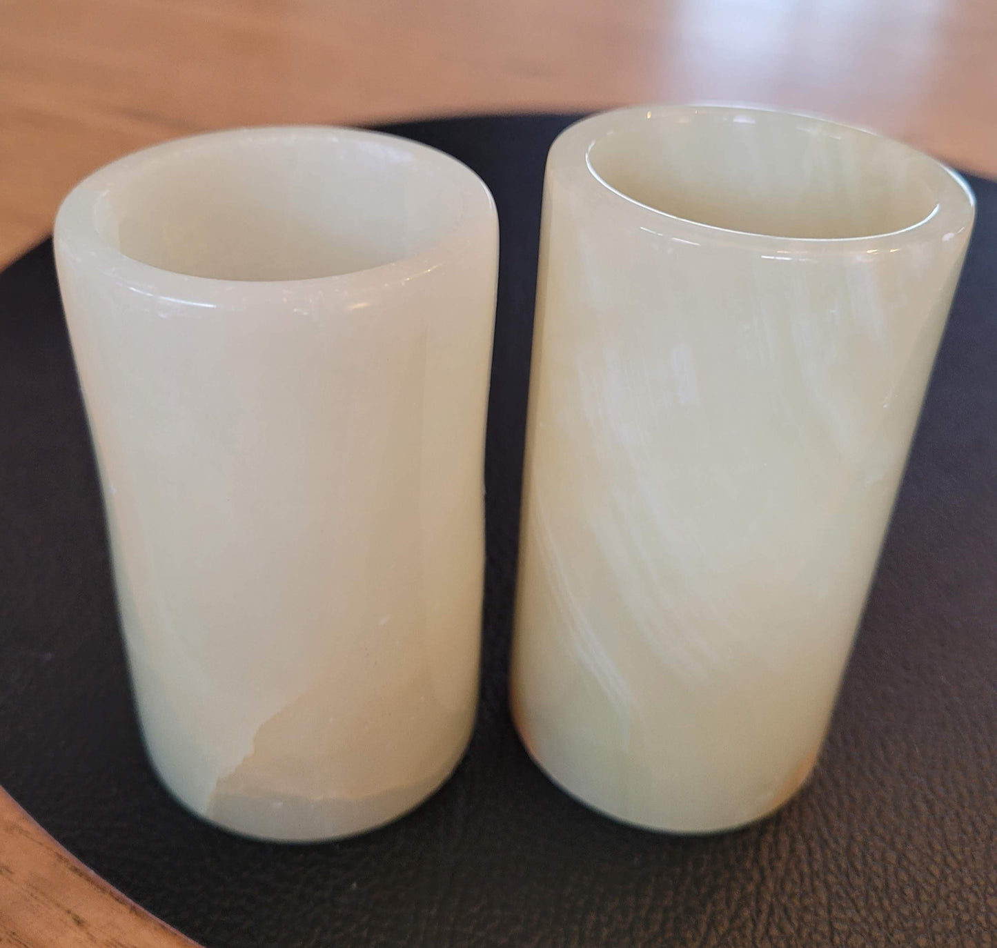 Lot de 2 pots en Onyx - ref 51