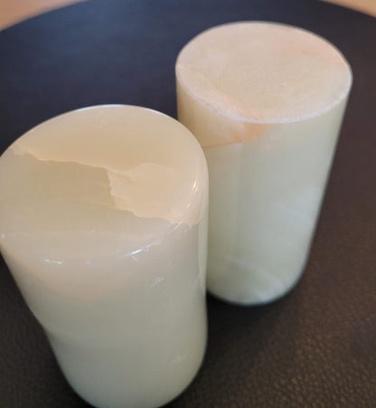 Lot de 2 pots en Onyx - ref 51