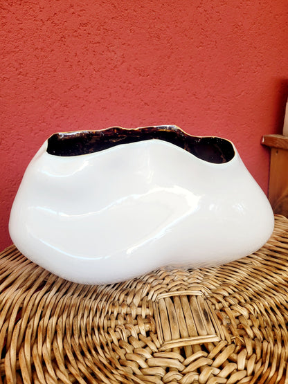 Vase en porcelaine- forme libre- nuage - ref 135