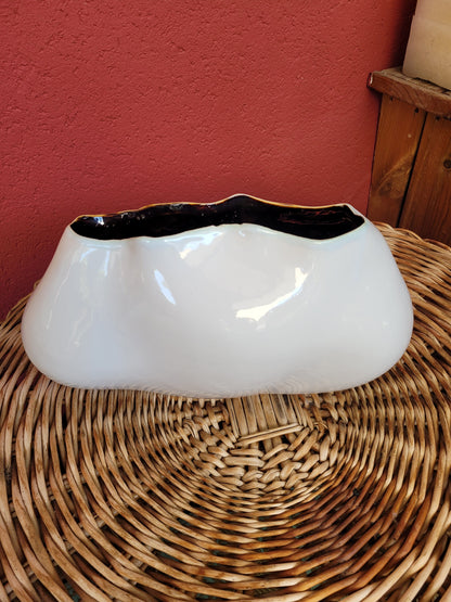 Vase en porcelaine- forme libre- nuage - ref 135