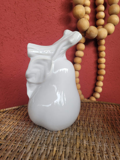 Vase soliflore Poire en porcelaine - ref 121