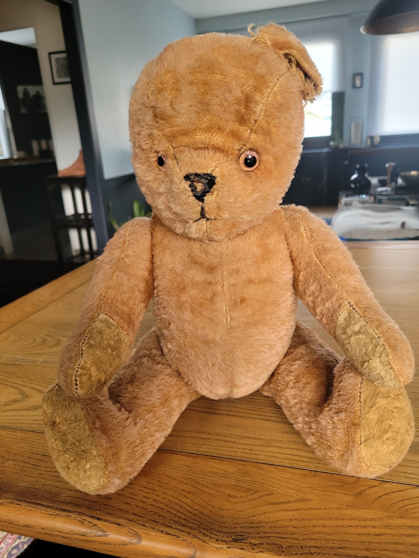 Authentique ours en peluche ancien - Nounours - ref 166