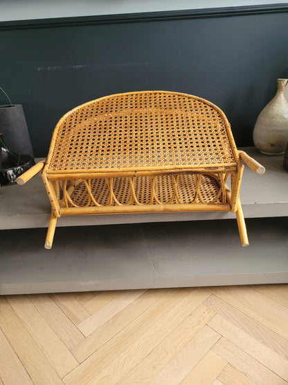 Porte-revues en rotin et cannage - Ref 101