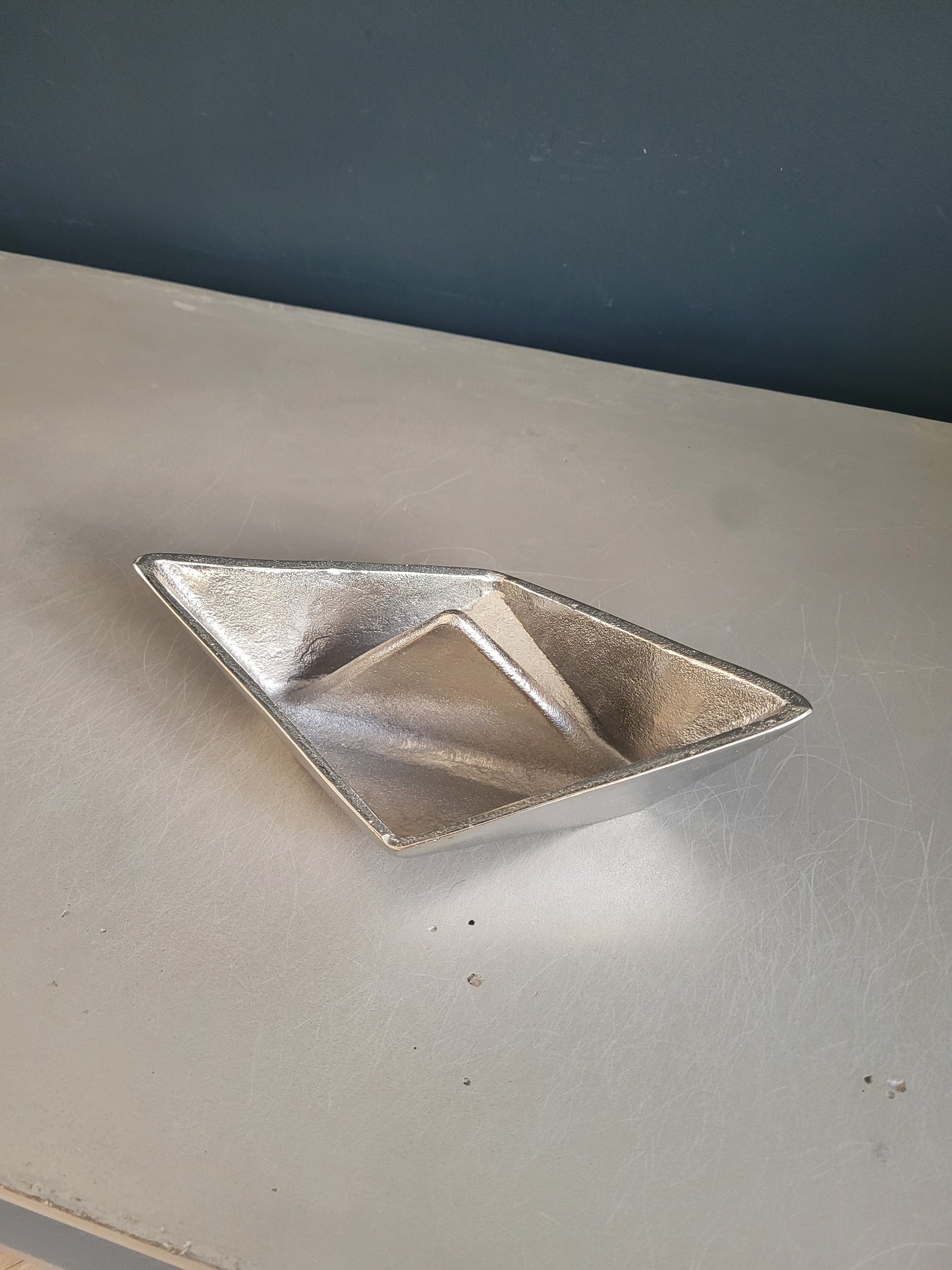 Vide poche bateau origami en zamak - Ref 123