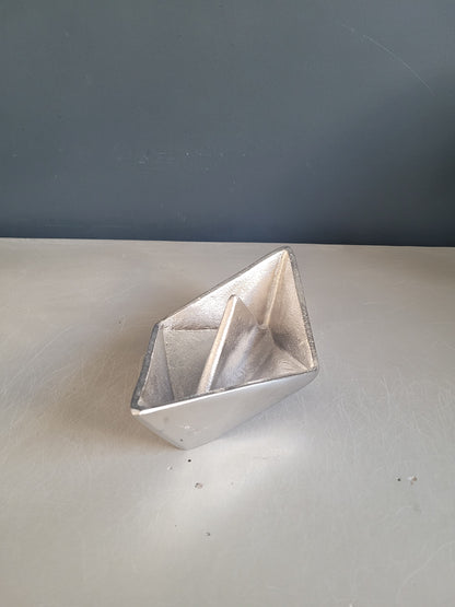 Vide poche bateau origami en zamak - Ref 123