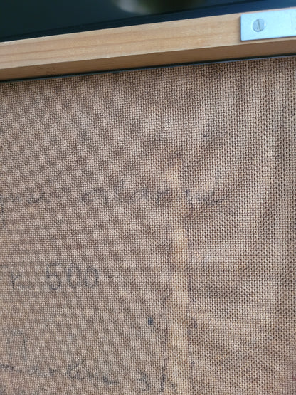 Tableau perroquet émaillé signé René Sigg - Ref 61