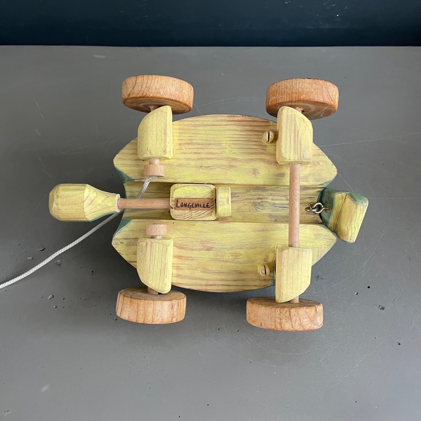 Jouet à tirer en bois tortue Longeville - Ref 1102