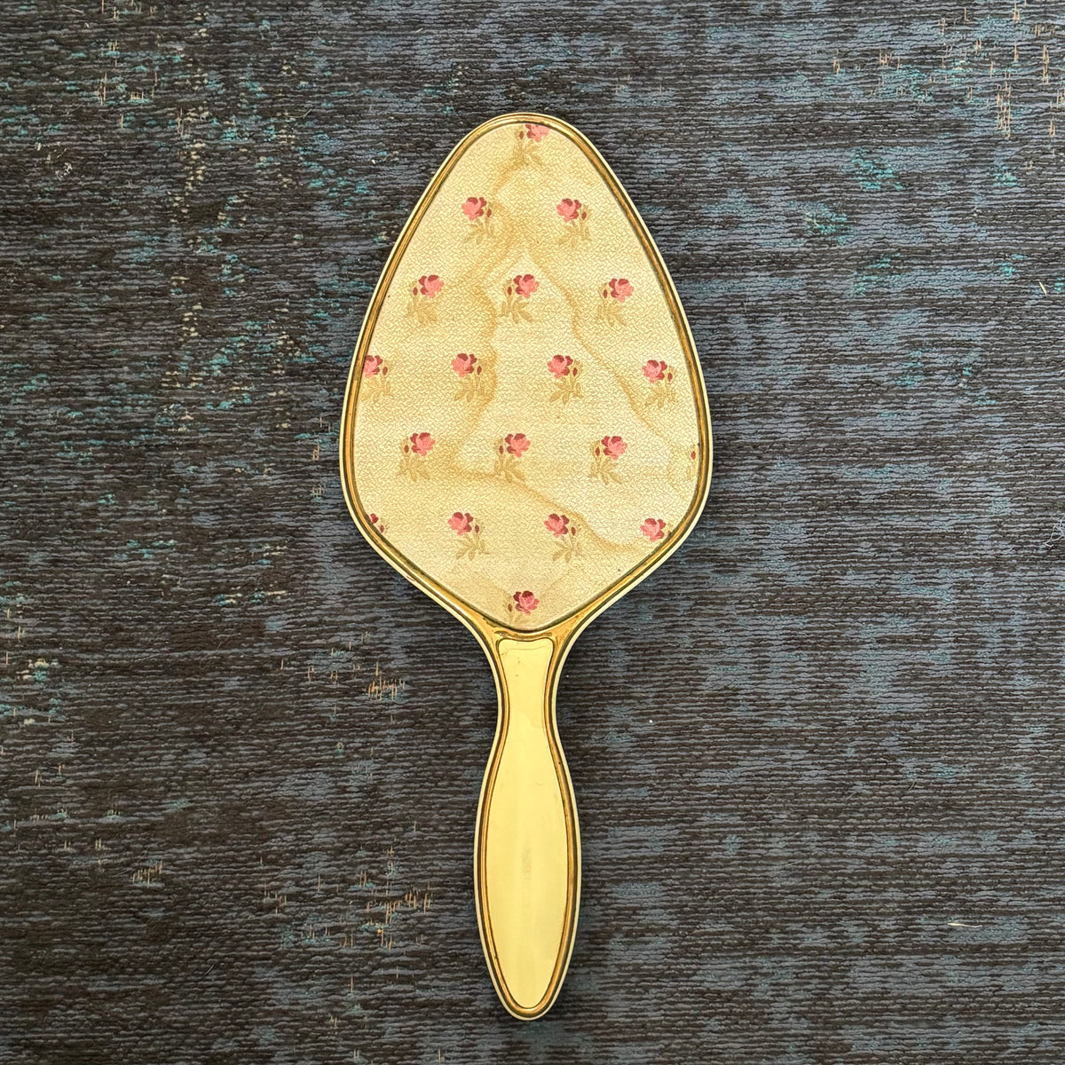 Miroir biseauté - face à main années 50 - Ref 1390