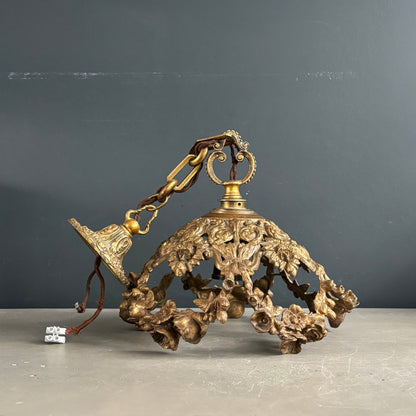 Suspension ancienne en bronze - Ref 1289