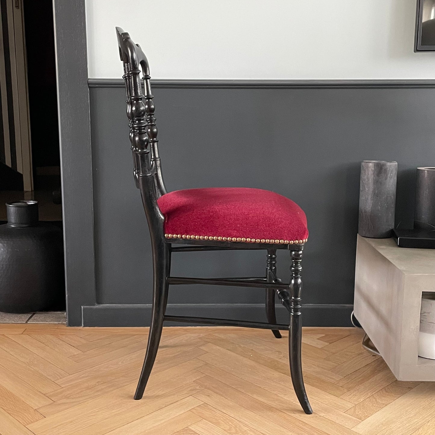Chaise Napoléon III rénovée - Ref 1191