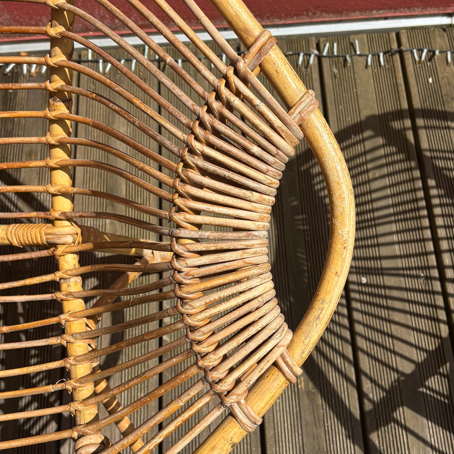Paire de fauteuils en bambou et rotin vintage, style Riviera, années 60-70 - Ref 1257