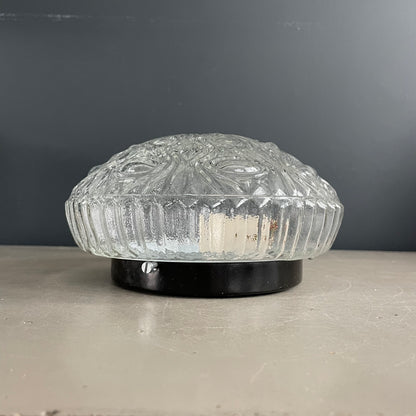 Plafonnier ou applique en verre moulé bombé - Ref 1184