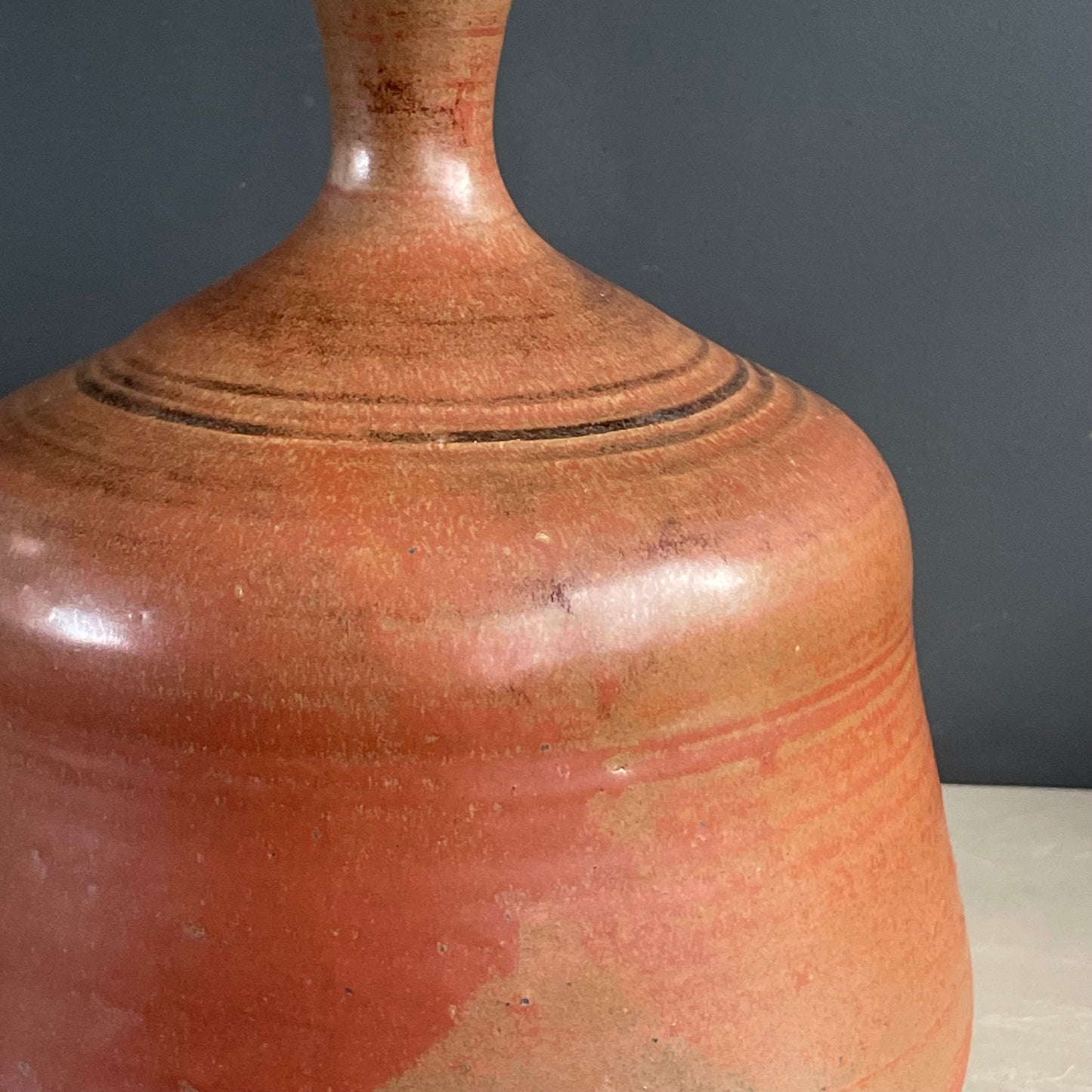 Pied de lampe vintage en céramique - Ref 1143