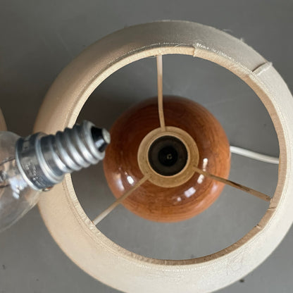 Paire de lampes de chevet pied boule - Ref 1092