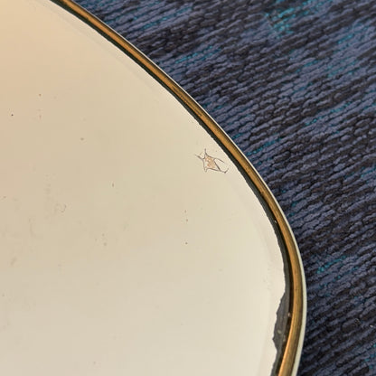 Miroir biseauté - face à main années 50 - Ref 1390