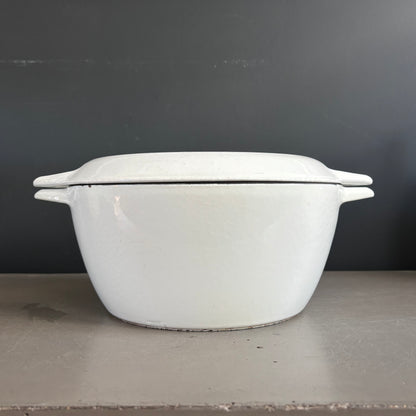 Cocotte scandinave en fonte laquée blanche Copco 1004 Denmark - Ref 1392