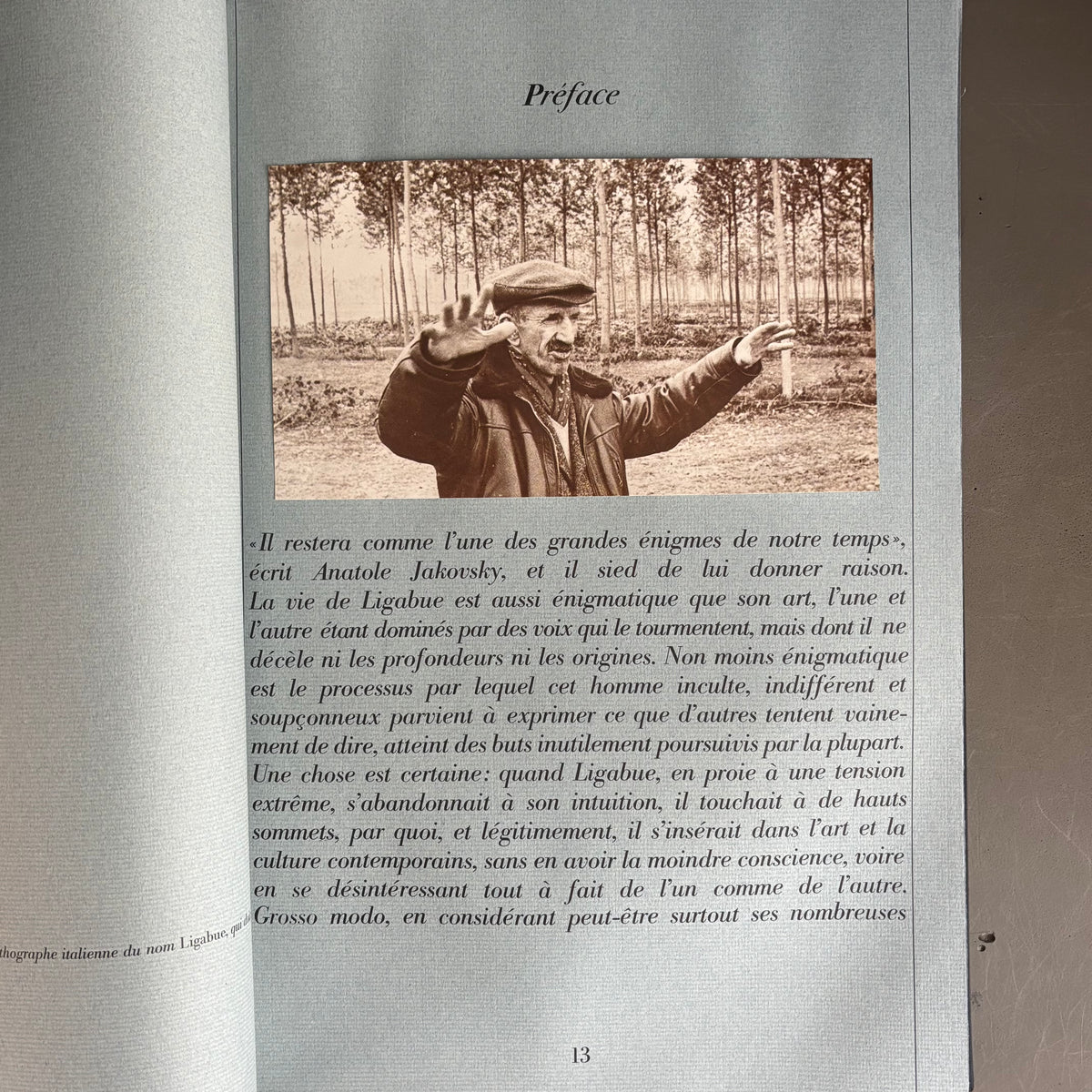 Livre d’art biographie de Ligabue dans son coffret - Ref 1332