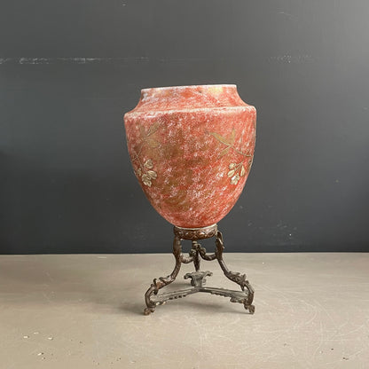 Vase monté sur pied bronze - Ref 1136