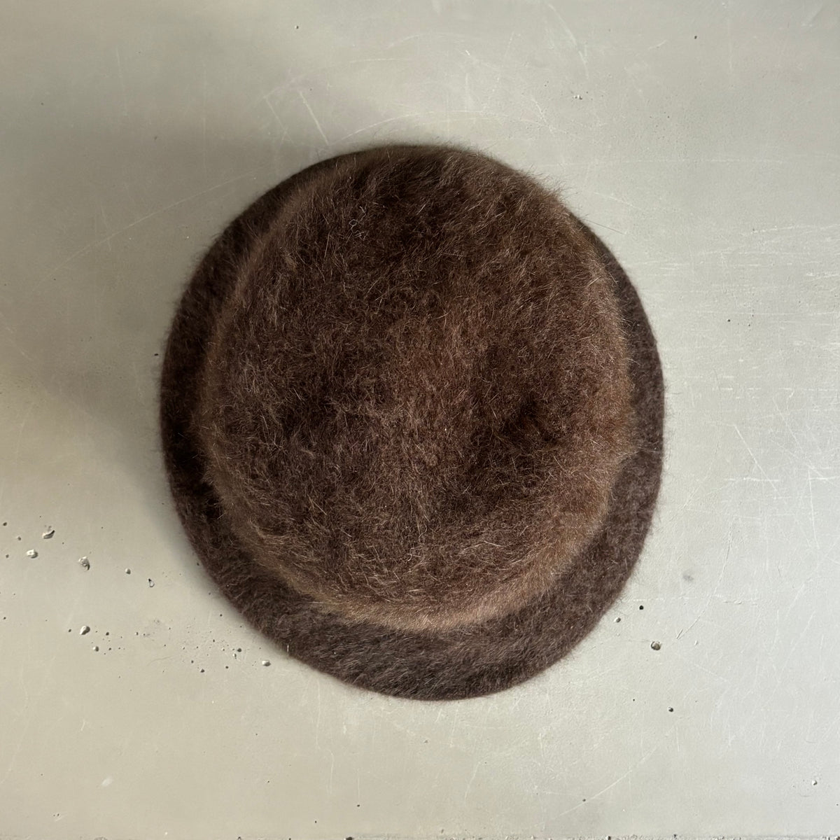 Chapeau en feutre mélusine brun - Taille S - Ref 1382