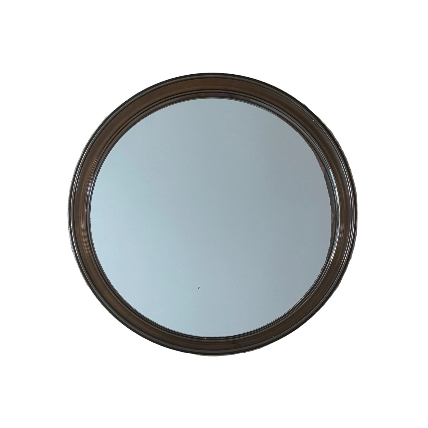Miroir 70’s en plastique fumé - Ref 1241