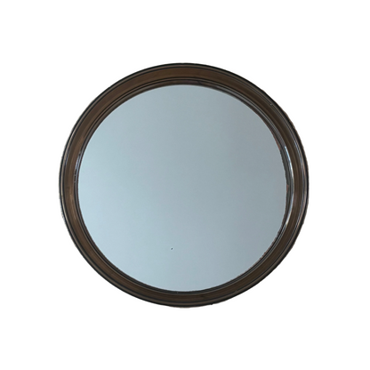 Miroir 70’s en plastique fumé - Ref 1241