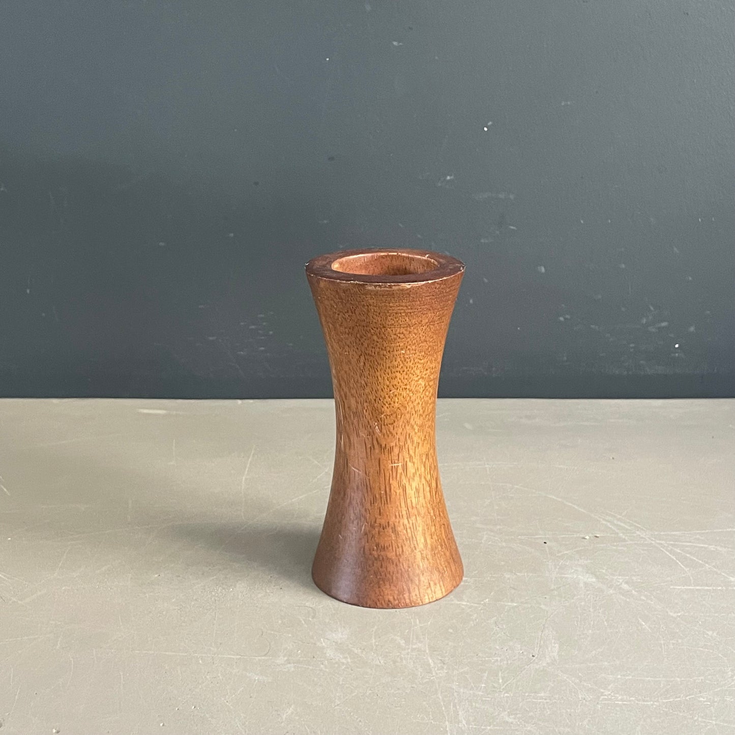 Bougeoir scandinave en teck - Ref 1128