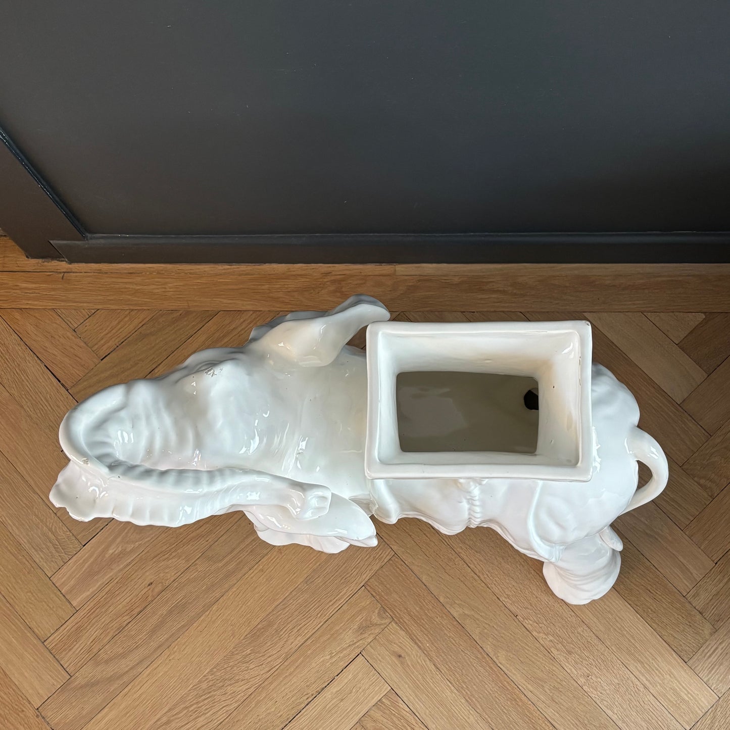 Cache-pot éléphant en céramique - Ref 1339