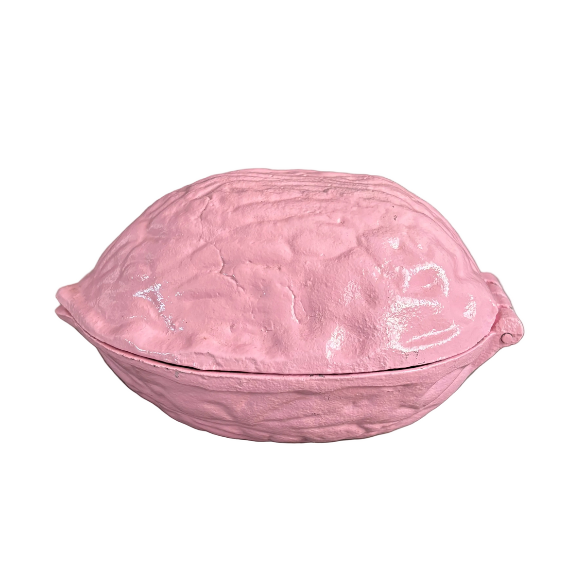 Casse-noix en fonte peinte en rose - Ref 1391