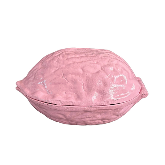 Casse-noix en fonte peinte en rose - Ref 1391