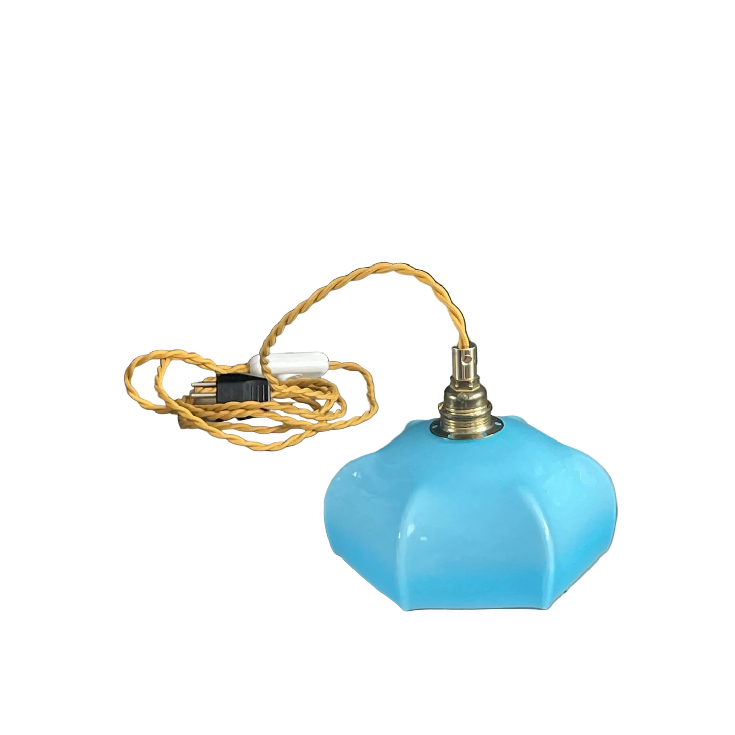 Baladeuse bleue en verre - Ref 1138
