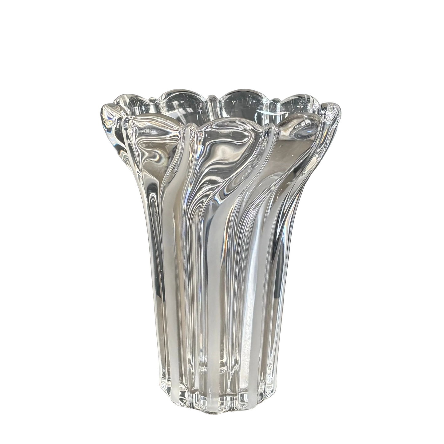 Vase en cristal art-déco 20cm - Ref 1329
