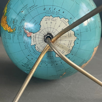 Petit globe terrestre vintage, Cartes Taride - Ref 1121