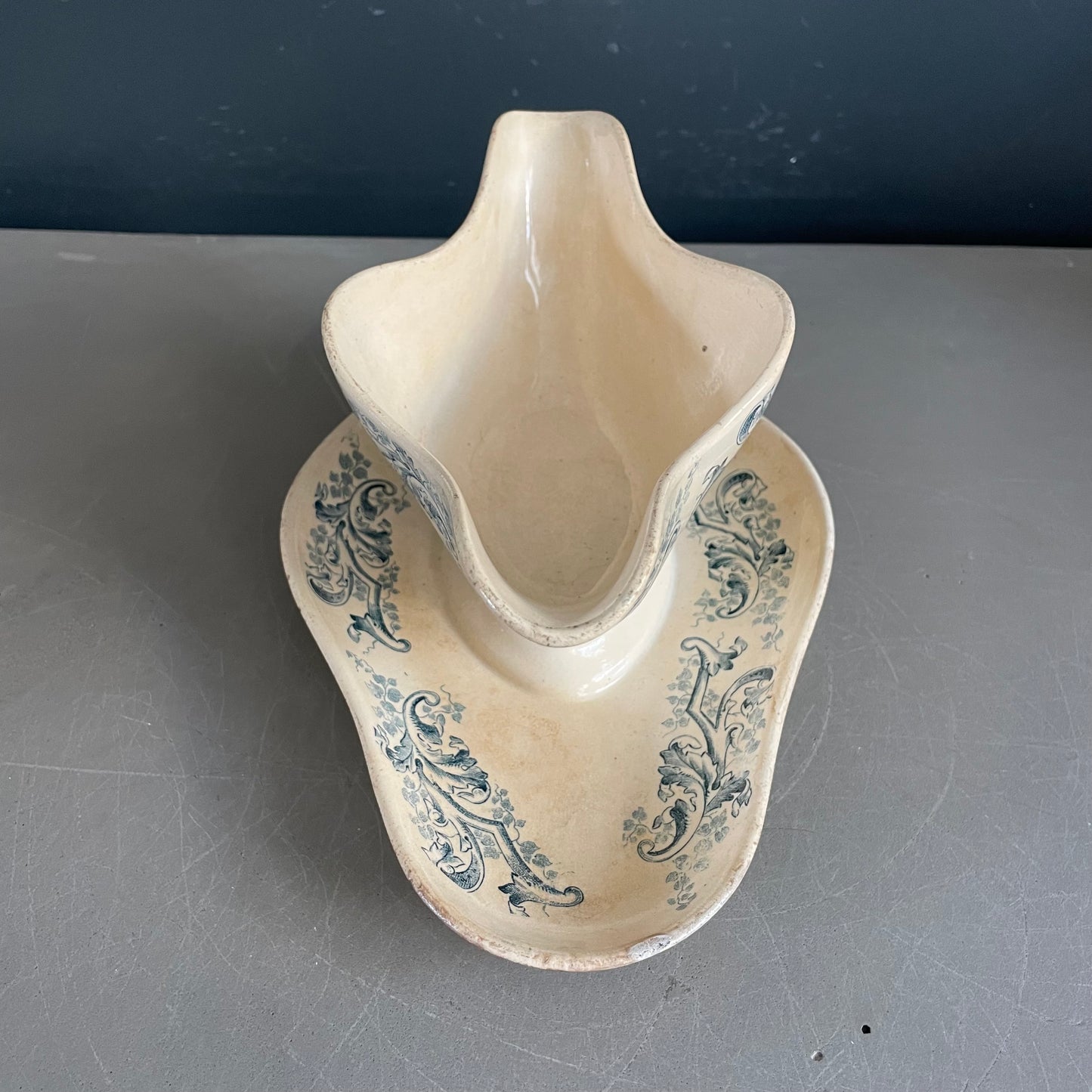 Saucière en Terre de fer Longwy modèle Russe - Ref 939