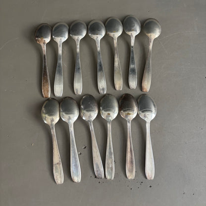 Lot de couverts en métal argenté - Ref 1255