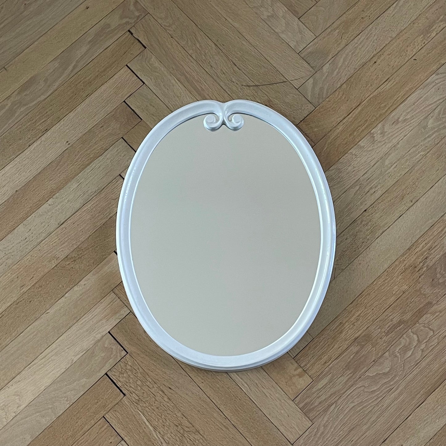 Miroir en fonte émaillée blanc - Ref 1066
