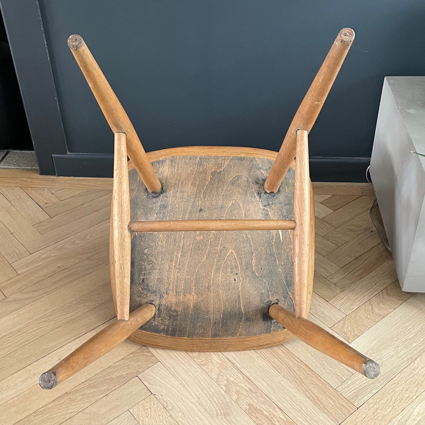 Chaise scandinave à barreaux 1950 - Ref 1209