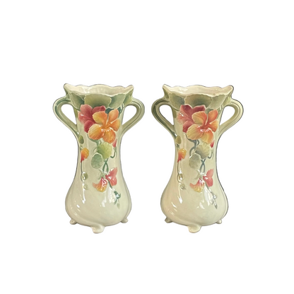 Paire des vases en barbotine St Clément - Ref 1115