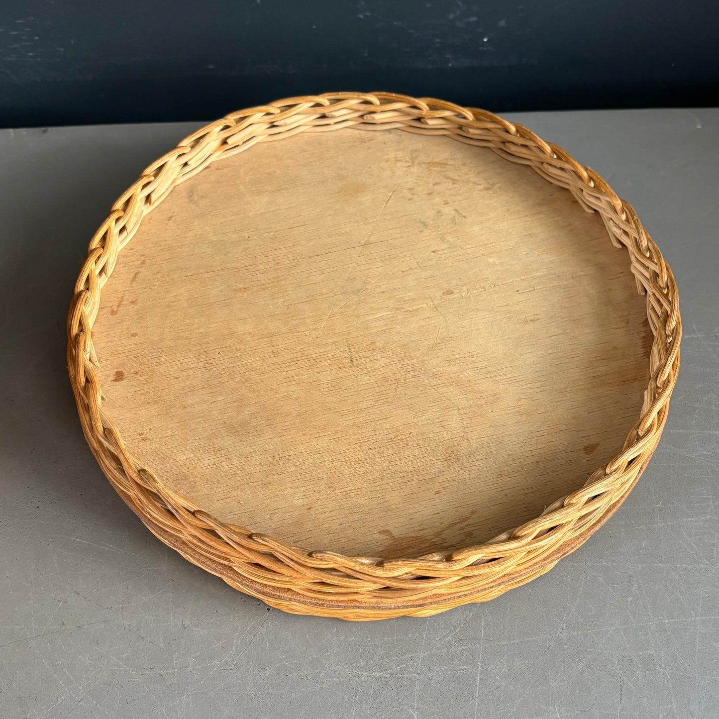 Cloche à fromage en rotin - Ref 1271